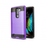 Wholesale LG K10 Premier LTE Iron Shield Hybrid Case (Purple)
